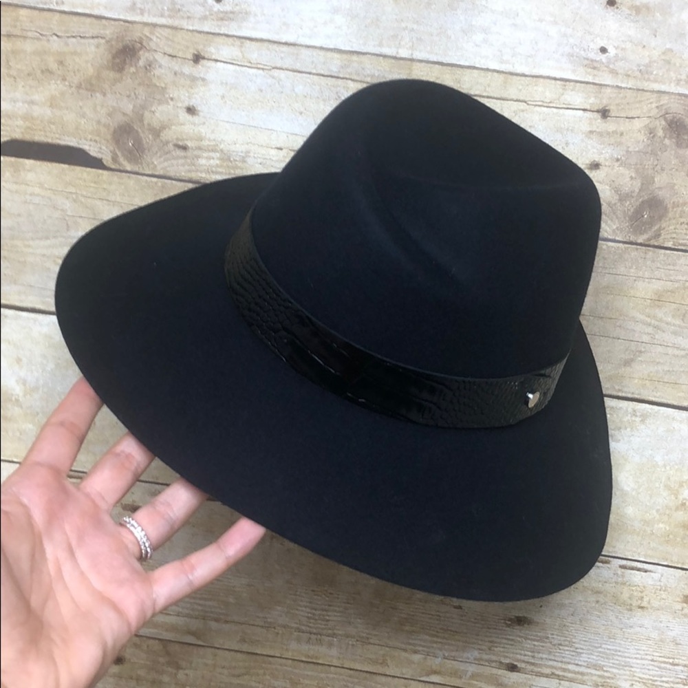 Rag & Bone Velvet-trim fedora hat - Picture 4 of 8